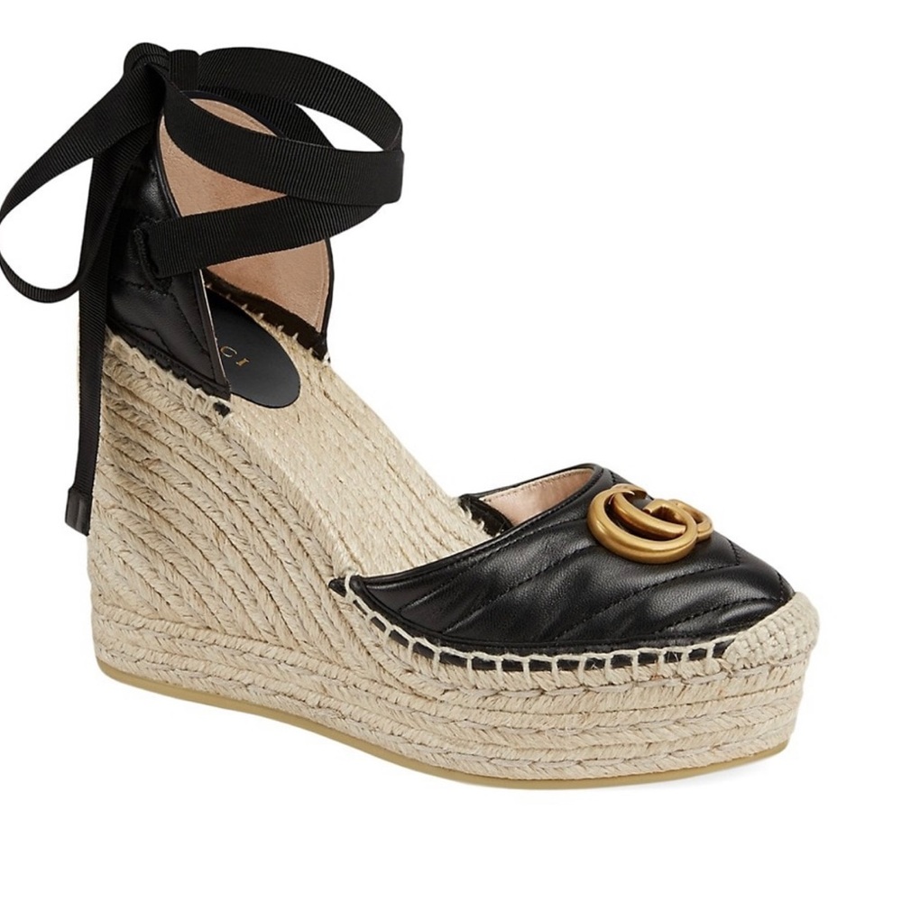 Gucci Marmont Wedges